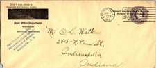 GOLDPATH: PAPELARIA POSTAL DOS EUA 1922 WASHINGTON, DC.PO DEPT.OFFIC BUS. CV803_P01 comprar usado  Enviando para Brazil