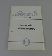 Handbuch bosch schweröl gebraucht kaufen  Jever
