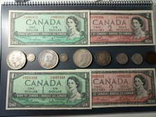 Lot Coins And Banknotes Of Canada segunda mano  Embacar hacia Mexico