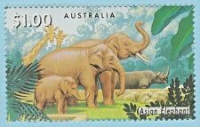 1994 SELO DE ELEFANTE ASIÁTICO ZOOLÓGICO ESPÉCIES AMEAÇADAS DE EXTINÇÃO VIDA SELVAGEM RINOCERONTE GIRAFA comprar usado  Enviando para Brazil