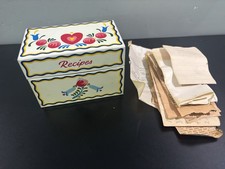Vintage tin recipe for sale  El Cajon
