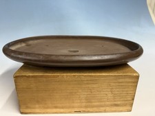 Vaso de árvore bonsai Tokoname não vidrado feito por Keizan 15 3/4” comprar usado Vaso de árvore bonsai Tokoname não vidrado feito por Keizan 15 3/4” comprar usado  Enviando para Brazil