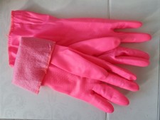 Pink rubber gloves for sale  CRAWLEY
