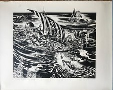 Burne hogarth lithographie d'occasion  Les Mureaux