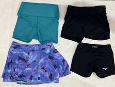 Usado, Lote 4x Shorts de Bicicleta Atlética All in Motion Cintura Voleibol Curto Juvenil 14/16 comprar usado  Enviando para Brazil