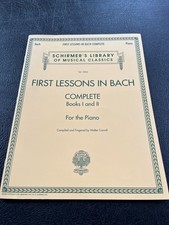 First lessons bach for sale  BUXTON