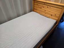 Wooden single bed for sale  WORTHING
