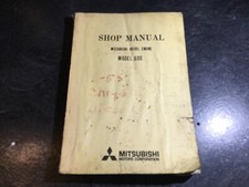 Manual de loja de motores diesel Mitsubishi modelo 6DS1, 6DS5, 6DS3, 6DS7 6 cilindros comprar usado  Enviando para Brazil
