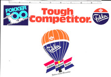 Fokker 100 stickers for sale  USA