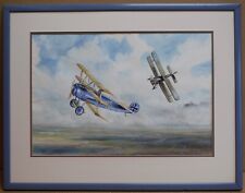 Biplane dogfight. original for sale  LEYBURN
