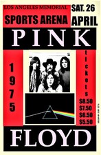 PÓSTER IMPRESIÓN FOTOGRÁFICA PINK FLOYD 12" X 18" segunda mano  Embacar hacia Mexico