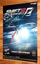 Need for Speed Shift 2 Unleashed / Crysis 2 PS3 Xbox 360 pôster raro 80x53cm comprar usado  Enviando para Brazil