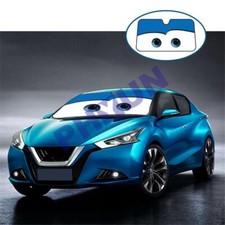 Usado, Folha de alumínio azul desenho animado para-brisa de carro sombra sol olhos grandes viseira frontal janela comprar usado  Enviando para Brazil