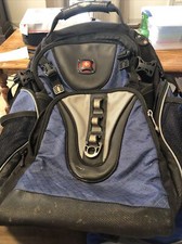 Mochila SWISS GEAR BY WENGER COMPUTADOR LABORATÓRIO ABSORÇÃO DE CHOQUE Azul e Preto comprar usado  Enviando para Brazil