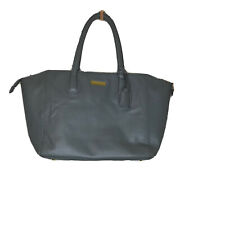 Bolsa tote JOY & IMAN City satchel cinza couro genuíno "melhor amigo" zíper comprar usado  Enviando para Brazil