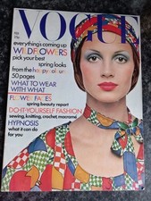 Vogue february 1972 for sale  ROTHERHAM