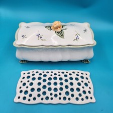 Vintage Meados do Século Garden Princess House 3 peças. Sapo/vaso flor peça central 1470 comprar usado  Enviando para Brazil