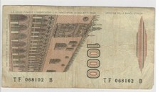 Banconota 1000 lire usato  Molfetta