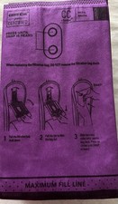 6 bolsas de aspiradora vertical genuinas Oreck tipo CC HEPA AK1CC6H púrpura segunda mano  Embacar hacia Mexico