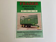 Fraser agricultural monocoque for sale  KENDAL