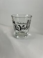 Fabulous Las Vegas Nevada Souvenir Shot Glass Jigger Dice cartões slots de roleta comprar usado  Enviando para Brazil