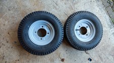 Pair trailer wheels for sale  ST. NEOTS