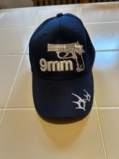 Usado, Chapéu azul masculino bordado arma 9mm com alça ajustável comprar usado Usado, Chapéu azul masculino bordado arma 9mm com alça ajustável comprar usado  Enviando para Brazil