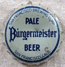 Burgermeister pale beer for sale  Waukesha