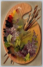 Wooden artist palette for sale  Newton