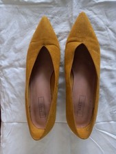 Mustard colour suede for sale  TONBRIDGE