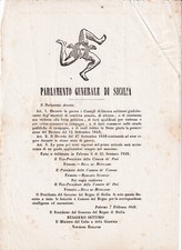 Kk257 sicilia 1848 usato  Lugo