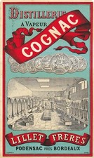 Ancienne étiquette cognac d'occasion  Bordeaux-