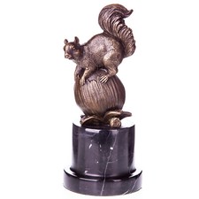 Bronzeskulptur eichhörnchen s gebraucht kaufen  Markt Schwaben