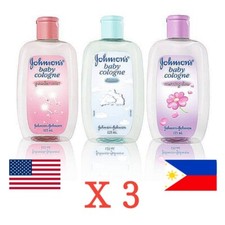 Johnson's Baby Cologne Heaven, rocío matutino, paquete de niebla en polvo (3 biberones) segunda mano  Embacar hacia Mexico