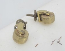 Brass furniture castors for sale  HARROGATE