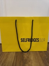 Selfridges yellow logo for sale  LONDON