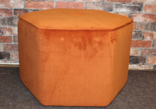 Large hexagon footstool for sale  CONGLETON