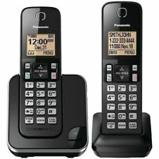Sistema de telefone sem fio expansível Panasonic KX-TGC352B DECT 6.0 - Preto comprar usado  Enviando para Brazil