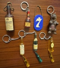 Lote de 7 chaveiros raros escondidos canetas e porta-moedas licor bebida álcool chaveiros comprar usado  Enviando para Brazil