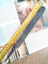 GWARANTOWANA STAL ODLEWNICZA skrobak okrągły do nosa wykonany z pilnika ~ 27/32" L ~ 10 3/8" bez uchwytu na sprzedaż  Wysyłka do Poland