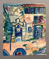 Watercolor signed and d'occasion  Expédié en Belgium