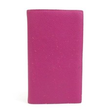 HERMES Authentic Leather Notebook Cover Accessories Purple Made in France VN02 comprar usado  Enviando para Brazil