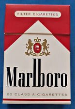 Vintage Auténtico Bulgaria Marlboro Años 80 Paquete de Cigarrillos Tabaco Caja Vacía segunda mano  Embacar hacia Mexico