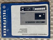 Bedienungsanleitung telefunken gebraucht kaufen  Kaisersesch-Umland