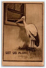 c1910's Stork On The Window Let Us Alone Columbus Ohio OH Humor Antique Postcard comprar usado c1910's Stork On The Window Let Us Alone Columbus Ohio OH Humor Antique Postcard comprar usado  Enviando para Brazil