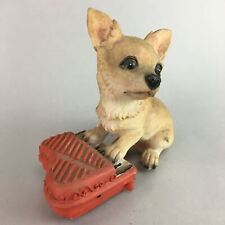 Estatua de perro chihuahua chino estatuilla de colección muñeca de juguete eléctrica BD543 segunda mano  Embacar hacia Argentina