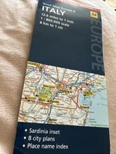 Italy road map for sale  SHEFFIELD