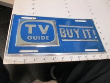 Usado, TV GUIDE 1970s banca revista rack placa de metal placa de licença de funcionário comprar usado  Enviando para Brazil