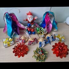 Vtg christmas decorations for sale  Shipping to Ireland