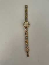 Deslumbrante relógio de quartzo analógico feminino AVON tom prata dourado com nova bateria  comprar usado  Enviando para Brazil